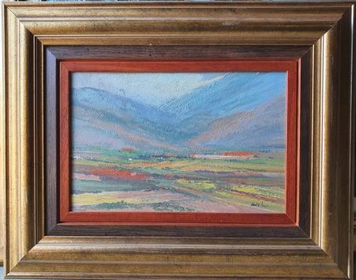 Louis Audi oil painting