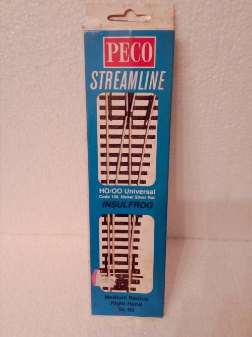 HO SCALE PECO RIGHT HAND POINT