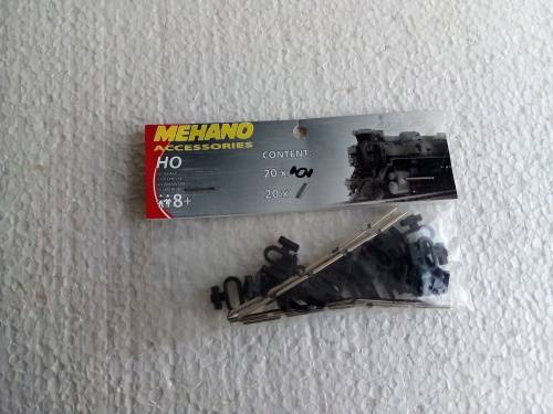 HO MEHANO TRACK CLIPS &RAILJOINERS