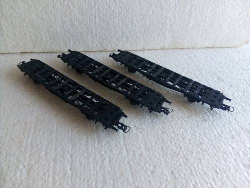 HO ROCO FLAT WAGONS FOR CONTAINERS