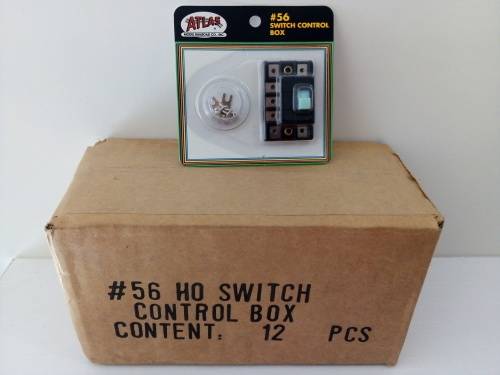ATLAS HO SCALE FULL BOX OF SWITCH CONTROL BOXED