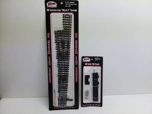 HO/OO SCALE ATLAS LEFTHAND POINT +MOTOR
