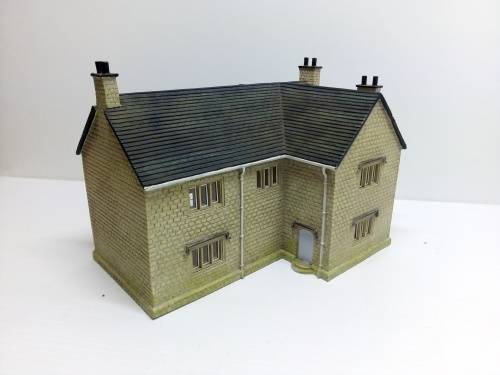 HO/OO HORNBY CAST DOUBLE STORY HOUSE