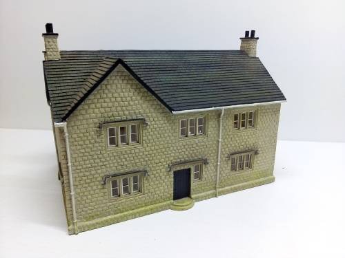 HO/OO HORNBY CAST DOUBLE STORY HOUSE