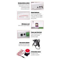 GSM Wireless Alarm GSM Auto-Dial Home Home and Office Security Alarm System GSM Wireless Alarm GSM