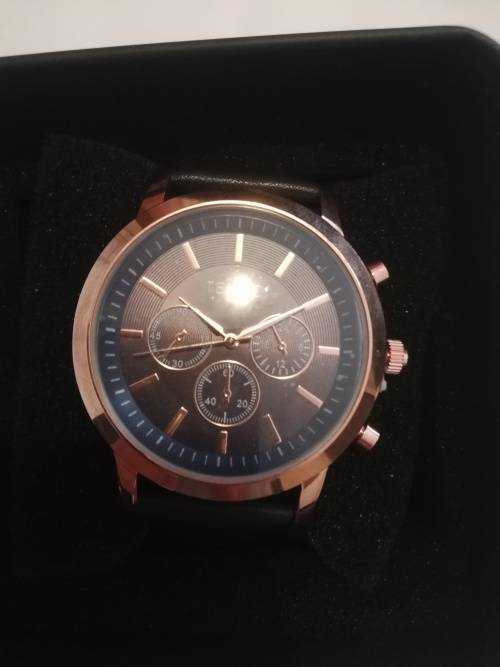 Tempo Leather Strap Watch for Sale