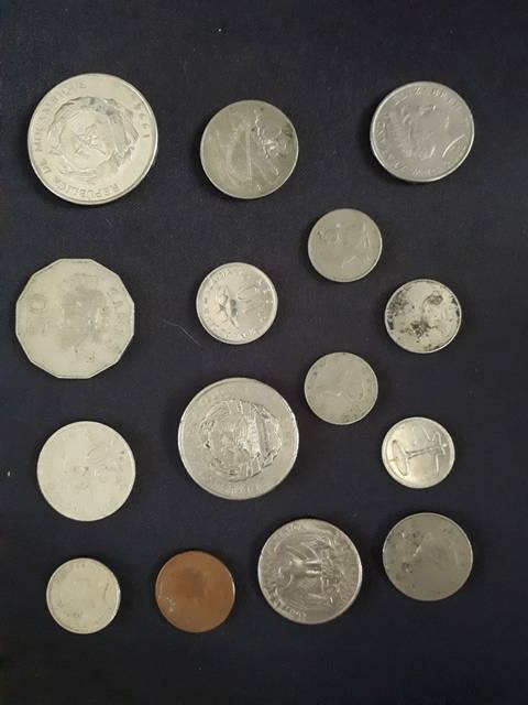 Lot of foreign coins