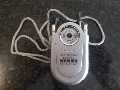 Mini AM/FM Pocket Radio with Neck Strap