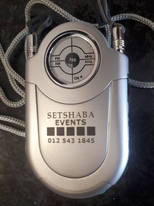 Mini AM/FM Pocket Radio with Neck Strap