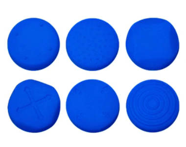 6 in 1 Silicone Analog Protector Kit for PSVITA \ PS Vita 1000 and 2000 (BLUE)
