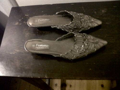 Copper colour shoes size 4
