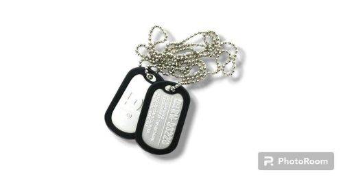 Frame dog tag chain
