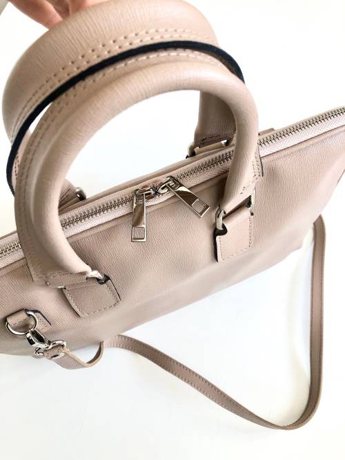 Genuine Italian Leather Laptop Bag Shoulder bag -MADE IN ITALY