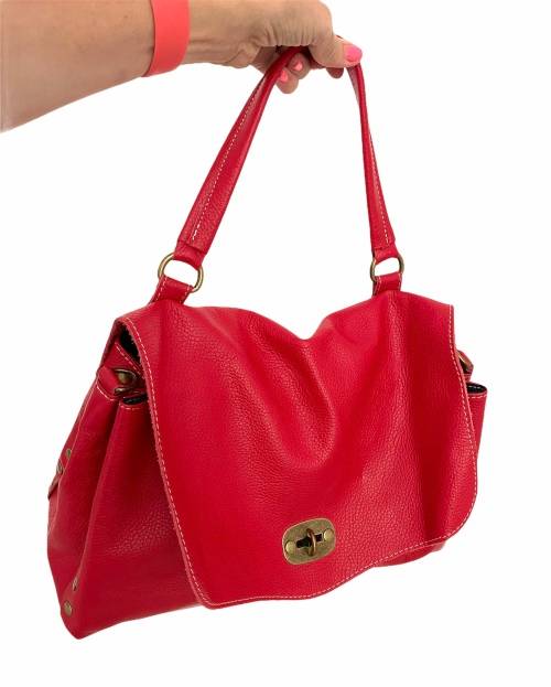 Genuine Leather Satchel Shoulder Handbags,