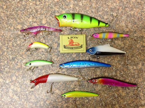 Set of 10 New Fishing Lures - Fresh or Salt Water