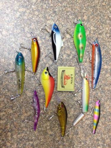 Set of 10 New Fishing Lures - Fresh or Salt Water