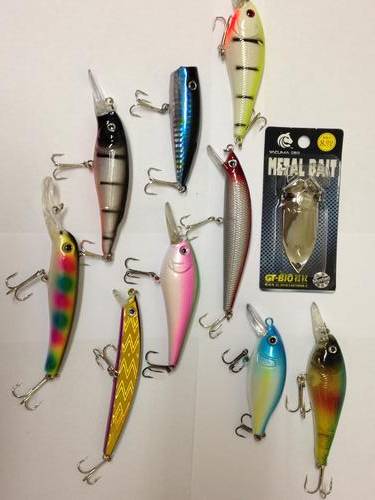 Set of 10 Brand New Fishing Lures - Fresh or Salt Water