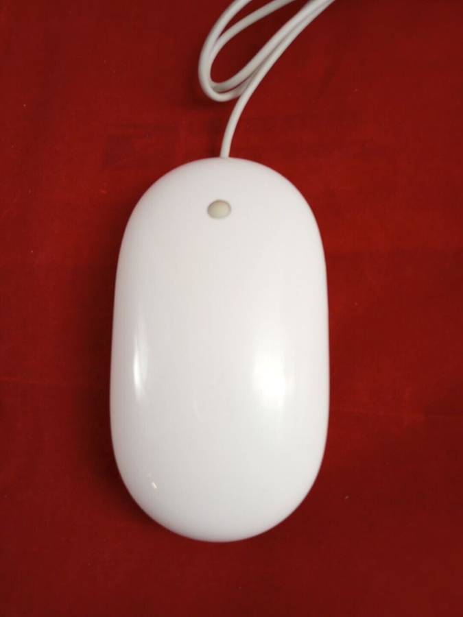 Genuine OEM Apple A1152 USB Wired Mighty Mouse Optical WORKING