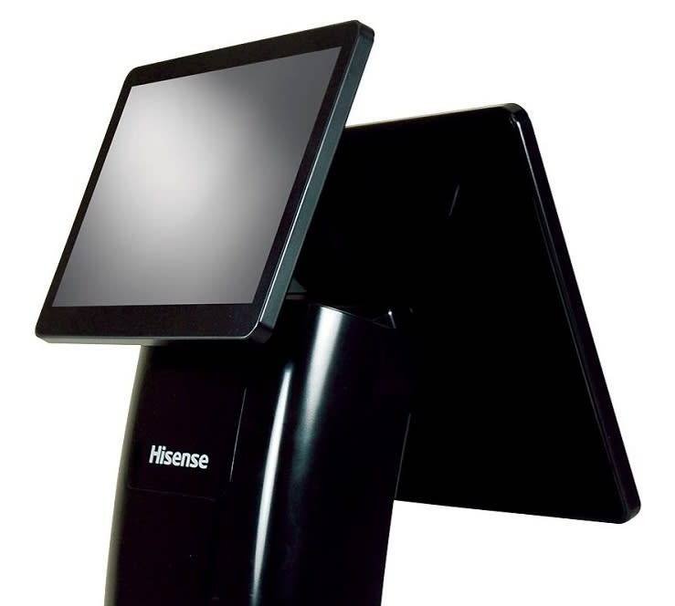 Hisense Luna POS HK718G Dual Touch screen Computer Integrated POS Terminal . LTSB - w/ 80mm Printer