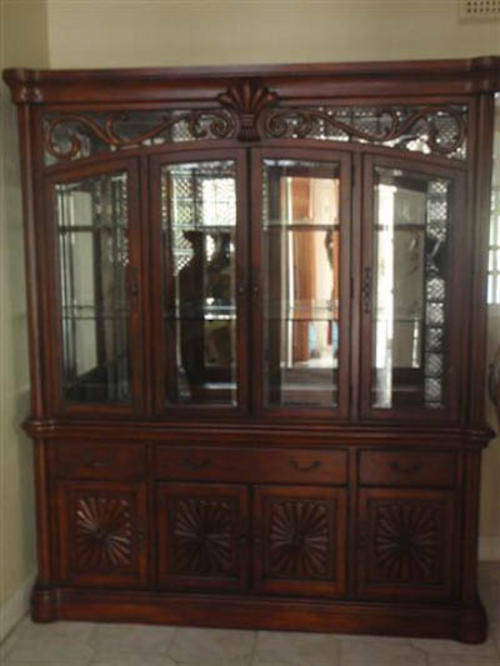 **STUNNING GLAZED DRESSER**