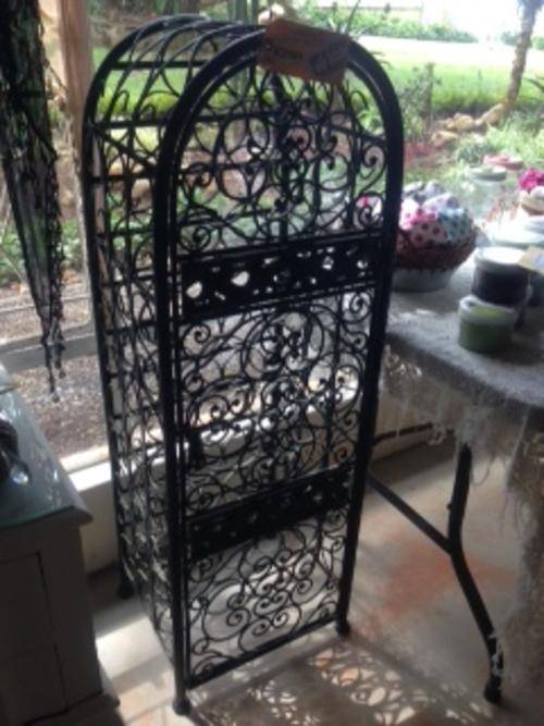 **RENAISSANCE WROUGHT IRON WINE JAIL**