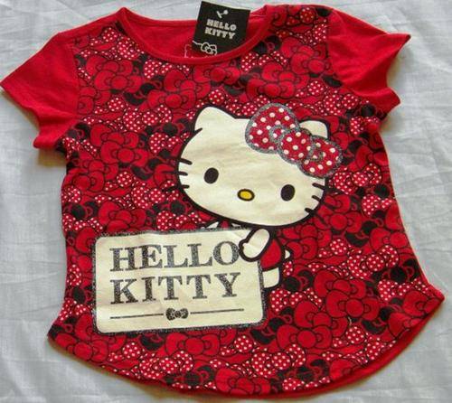 Baby Girls T Shirt - Hello Kitty T-shirt  - 3-4y -Baby T -Shirts- baby Clothes