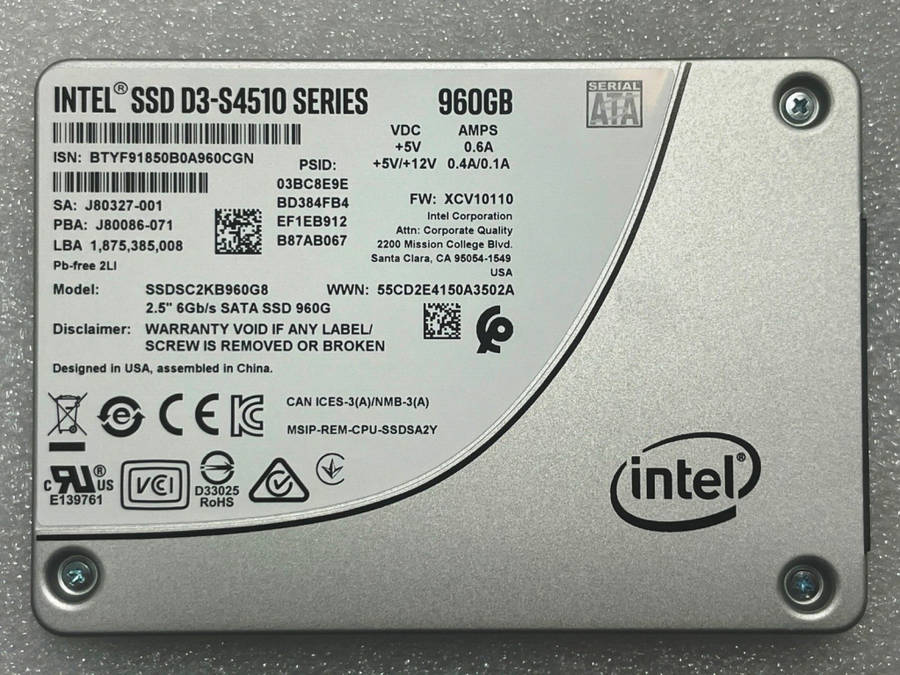Intel SSD D3-S4510 960GB