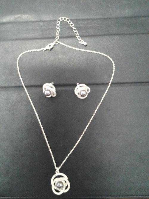 Necklace and earrings