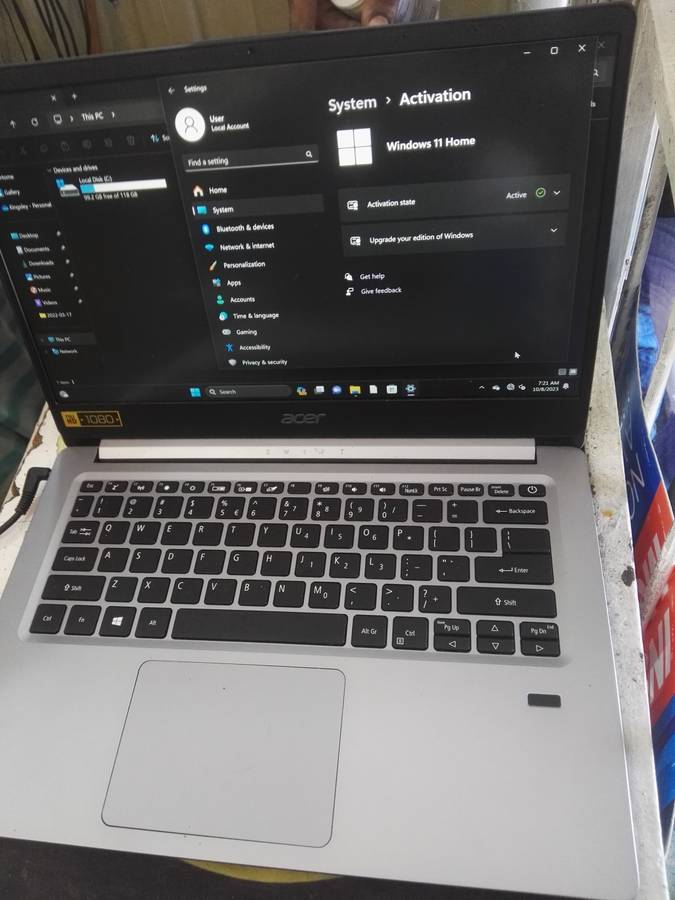 Acer swift 1 ,ultra slim Laptop