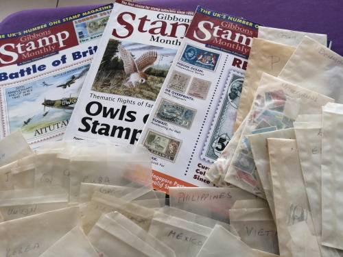 SG Magazines and World Stamps All Off Paper