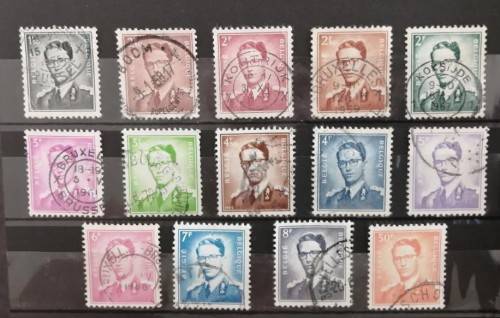 Belgium - 1958 King Baudouin - Used Selection - Nice Postmarks (2)