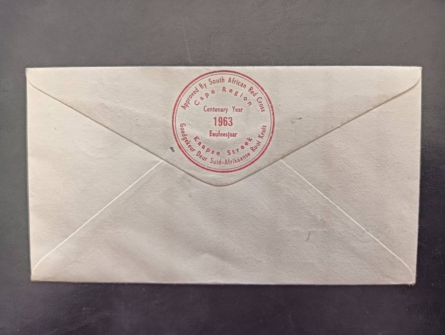 RSA 1963 - Centenary of Red Cross - First Day Cover