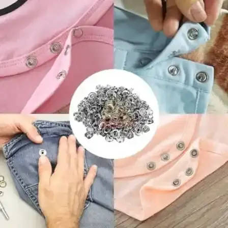 100pc Snap Button Kit