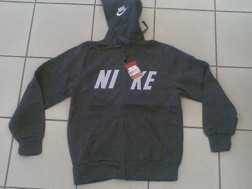100% genuine NIKE HOODY - grey - size M