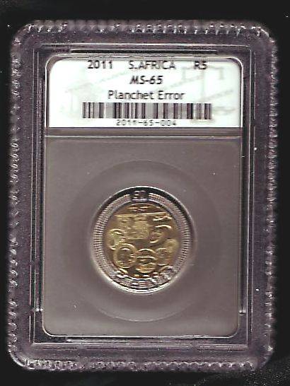 @SARB / Mandela 2008 PLANCHET ERROR COIN@