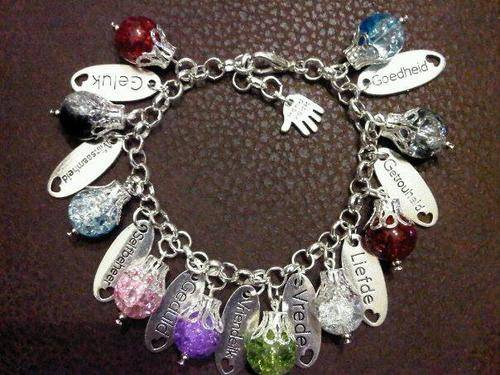 Charm Bracelet - Fruit of the Holy Spirit (Eng & Afr)