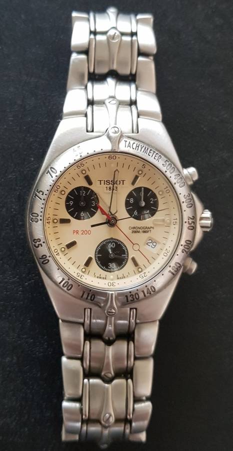 Vintage Tissot PR200 Chronograph Quartz P162/262-Serviced + Spare Movement