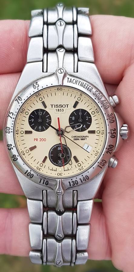 Vintage Tissot PR200 Chronograph Quartz P162/262-Serviced + Spare Movement