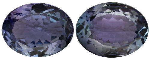 3.20CT NATURAL TANZANITE PAIR (G.I.S.A.CERTIFIED) INTENSE BLUE/VIOLET - Value:R27,200.00