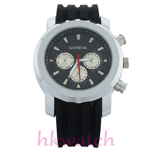 Geneva Men's Watch in Black