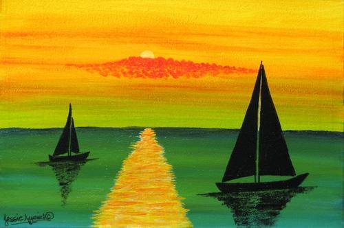 JESSIE MEIER ORIGINAL PRINTS **** Paper or Canvas **** see listing to choose size