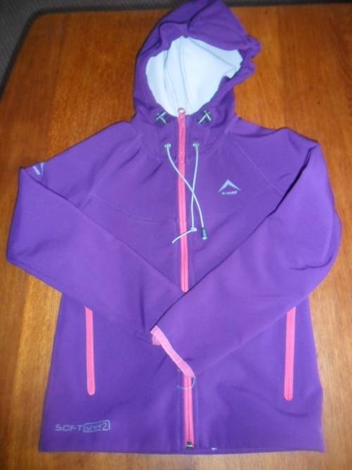 Purple K-Way Girls Jacket - 7-8 Years - Soft Shell