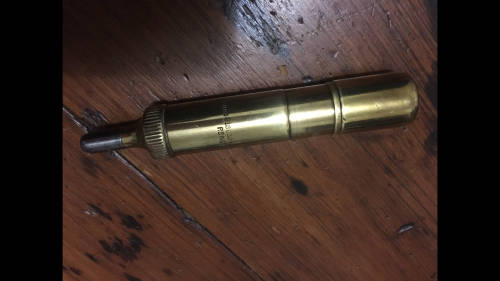 Vintage brass Pump action Tecalemit Grease Gun - London - Beautiful piece