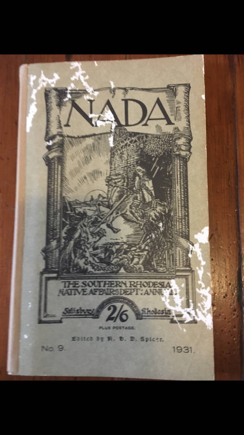 NADA - The Southern Rhodesia Native Affairs Department Annual - 1931