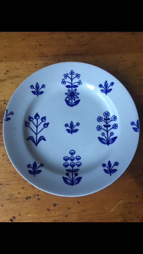 Small Plate - Arabia - Made in Finland - Tapestry No. 12