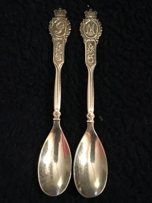 2 x Zomer 1939 Teaspoons - beautiful