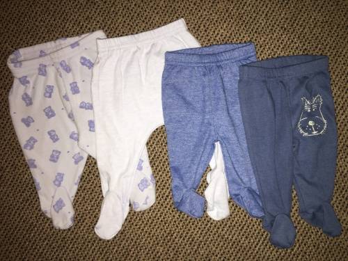 4 x Newborn Baby Boy Leggings / Pants - Including Woolworths