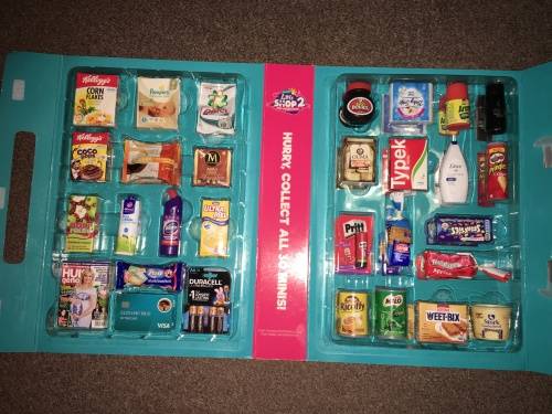 Checkers Little Shop 2 Mini Collectables in Case - Complete Set