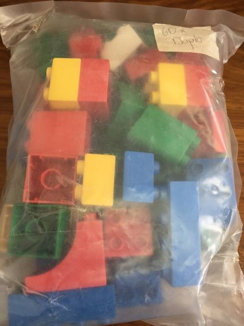 60 x Lego Duplo Building Blocks
