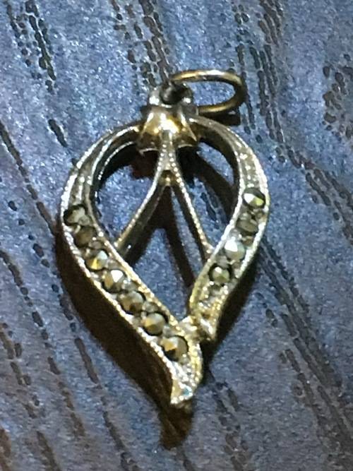 Small Marcasite Pendant